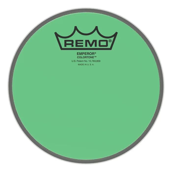 Remo Emperor Colortone Green Drumhead 6″