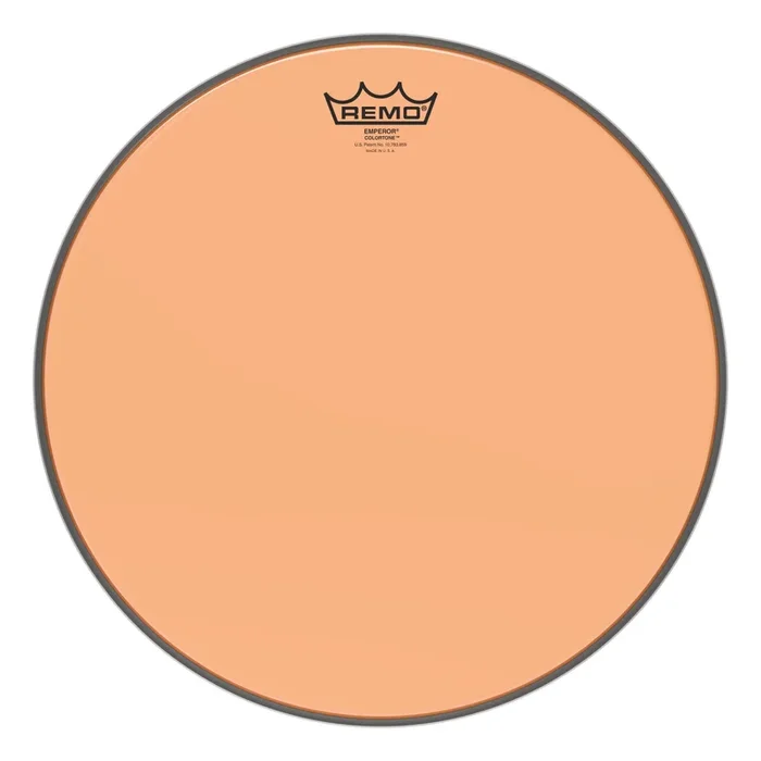 Remo Emperor Colortone Orange Drumhead 15″
