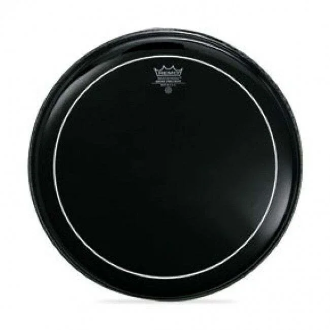 Remo ES-0618-PS Pinstripe Drum Head Skin 18 Inch Ebony 18″