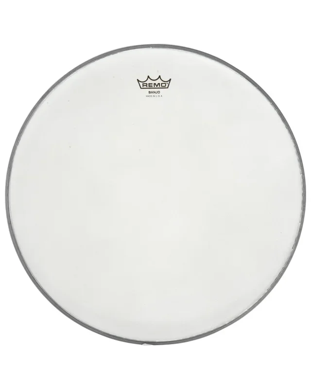 REMO FROSTED BOTTOM BANJO HEAD, 10 15/16 INCH DIAMETER, MEDIUM CROWN (7/16 INCH)