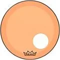 Remo Powerstroke P3 Colortone Orange Resonant Bass Drum Head With 5″ Offset Hole 20 in.