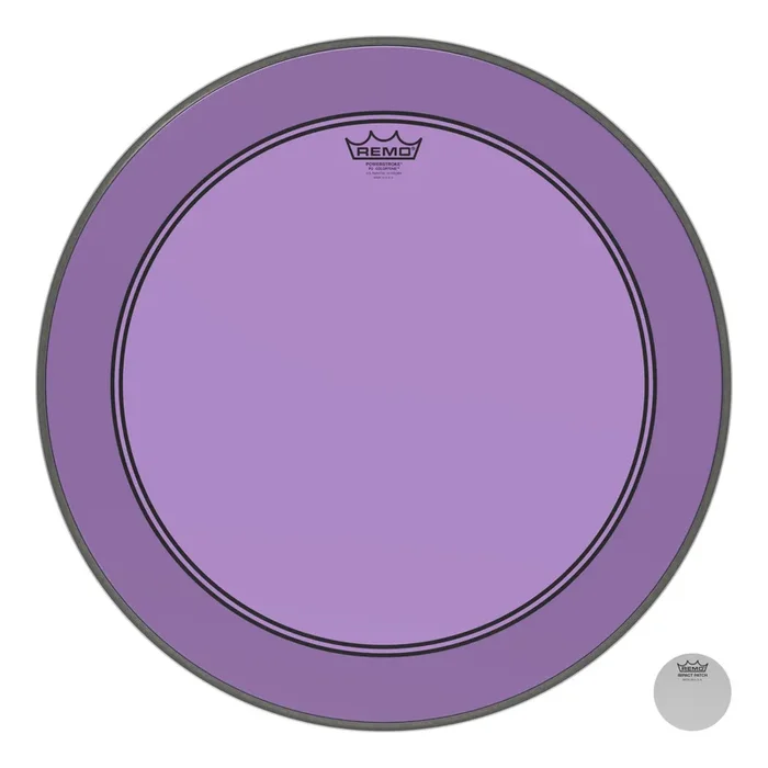 Remo Powerstroke P3 Colortone Purple Bass Drumhead 22″