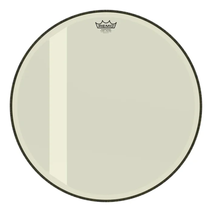 Remo Powerstroke P3 Felt Tone Hazy Bass Drumhead 24″