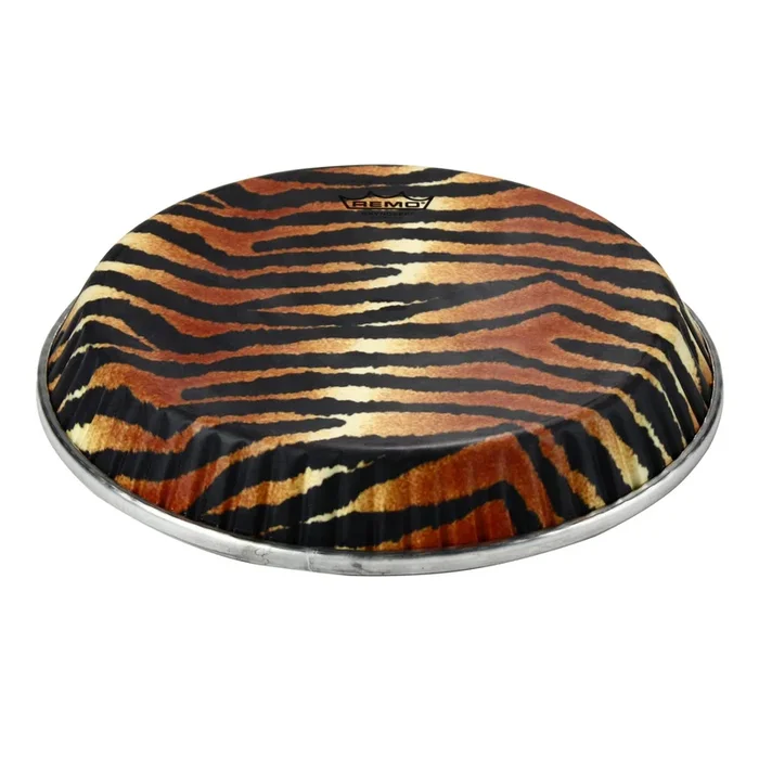 Remo Symmetry Skyndeep Conga Drumhead – Tiger Stripe Graphic 11.06″