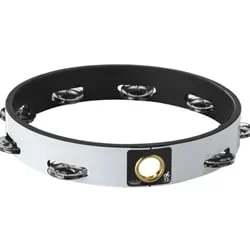 Remo TA-6110-00 Single-Row Headless Tambourine – 10 in, White