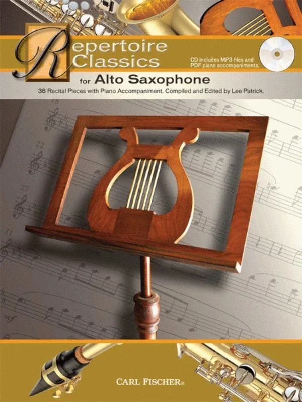 Repertoire Classics For Alto Sax Book/CD