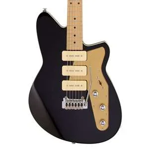 Reverend Jetstream 390 – Midnight Black with Roasted Maple Fingerboard