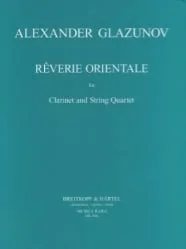 Reverie orientale – Clarinet and String Quartet (Parts)