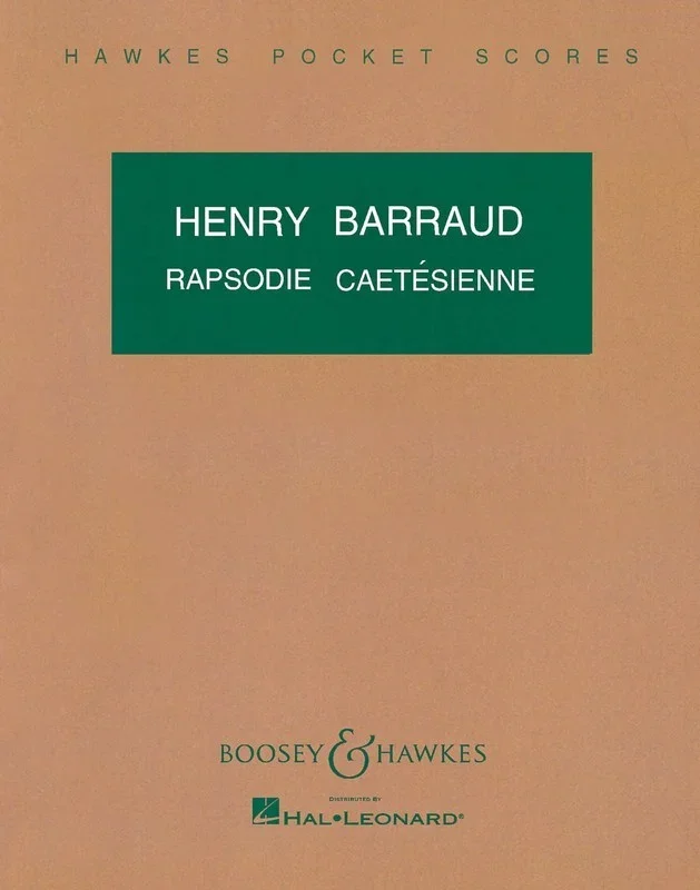 Rhaps Cartesienne Study Score Book