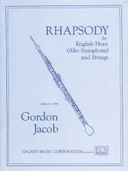 Rhapsody – English Horn (or Alto Sax) and Piano