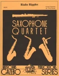 Rialto Ripples – Sax Quartet SATB