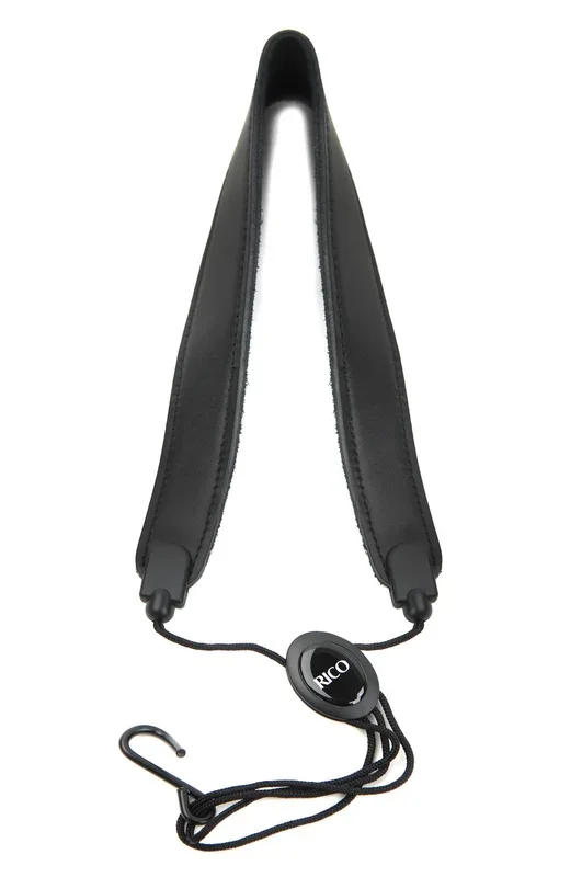 Rico Black Leather Sax Strap, Tenor/Baritone