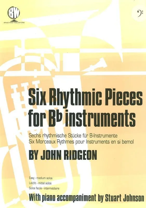 Ridgedon – Six Rhythmic Pieces Bc Inst/Piano (Softcover Book)