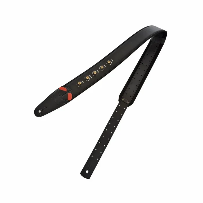 Right On! Straps Mojo Spinal Tap Black Guitar Strap