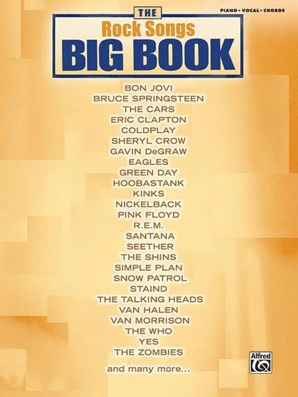 Rock Songs Big Book PVG (Softcover Book)