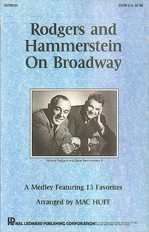 Rodgers And Hammerstein On Broadway 2 Pt (Octavo)