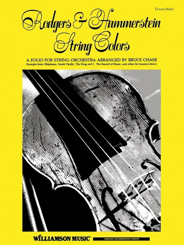 Rodgers And Hammerstein String Colors Drums Bell (Softcover Book)