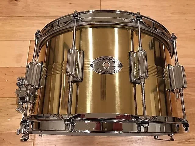 Rogers 38BN 7-Line 1.2mm Brass Dyna-Sonic 8×14 ” Custom-Built Snare Drum