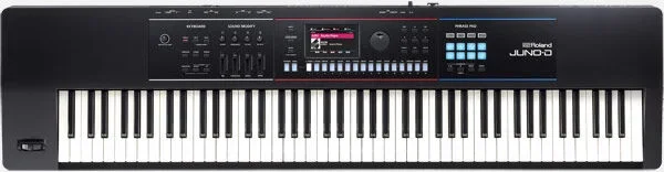 ROLAND JUNO-D Synthesizer – 88-Key Portable Keyboard with Pro-Grade Sound Engine and 8-Track Sequencer
