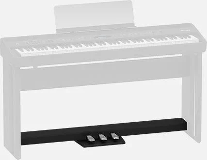 ROLAND KPD-90 Pedal Board for FP60/90 Digital Piano – Custom 3-Pedal Unit in Black or White Finish, Compatible with KSC-72/KSC-90 Stands
