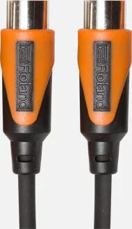 ROLAND RMIDI-B10 10ft MIDI Cable – Black Series with Commercial-Grade Nickel Connectors