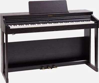 ROLAND RP701 Digital Piano & Stool Set – White, SuperNATURAL Piano Sound, Ideal for Family Learning, Affordable Quality