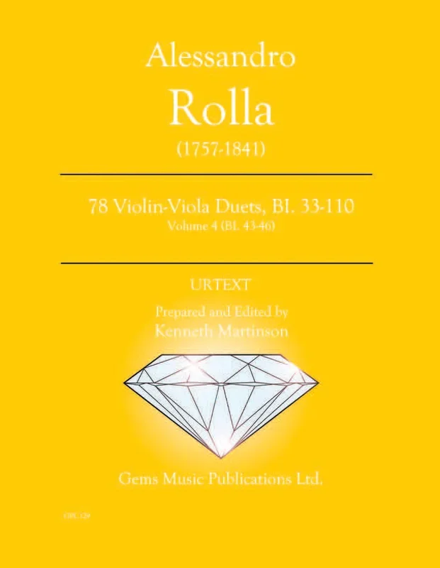 Rolla: Violin-Viola Duets – Volume 4 (BI. 43-46)