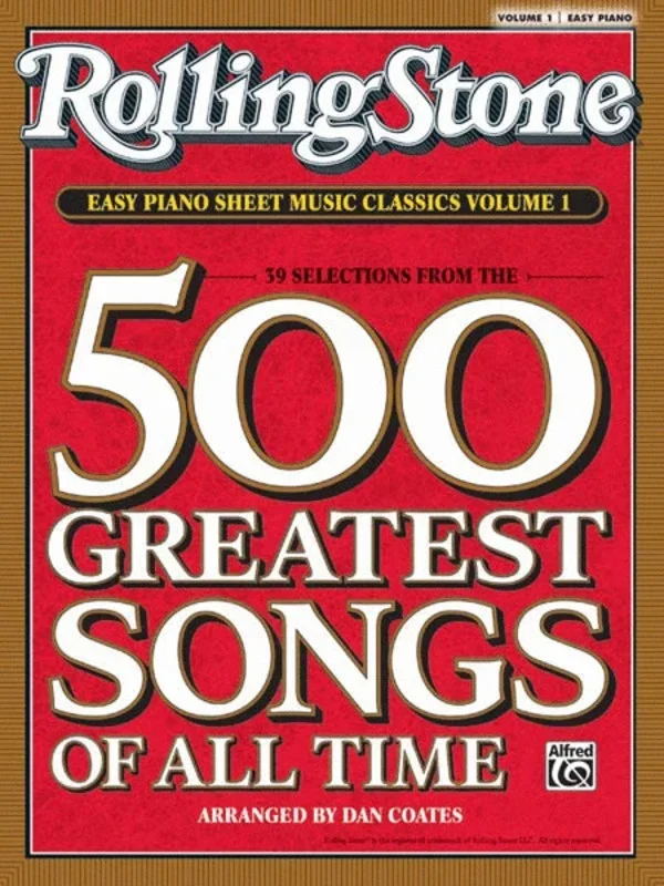 Rolling Stone Easy Piano Sheet Music Classics 1 Book