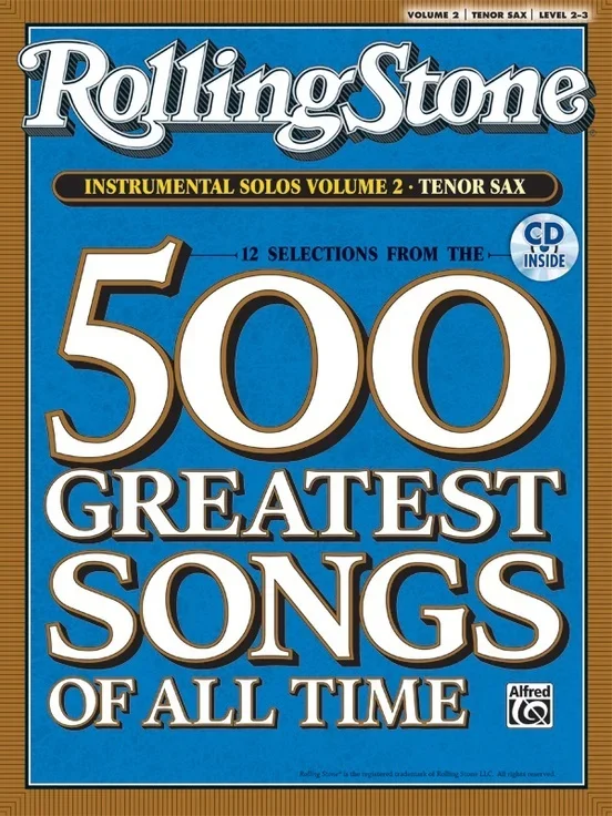 Rolling Stone Instrumental Solos 2 TSax Book/CD