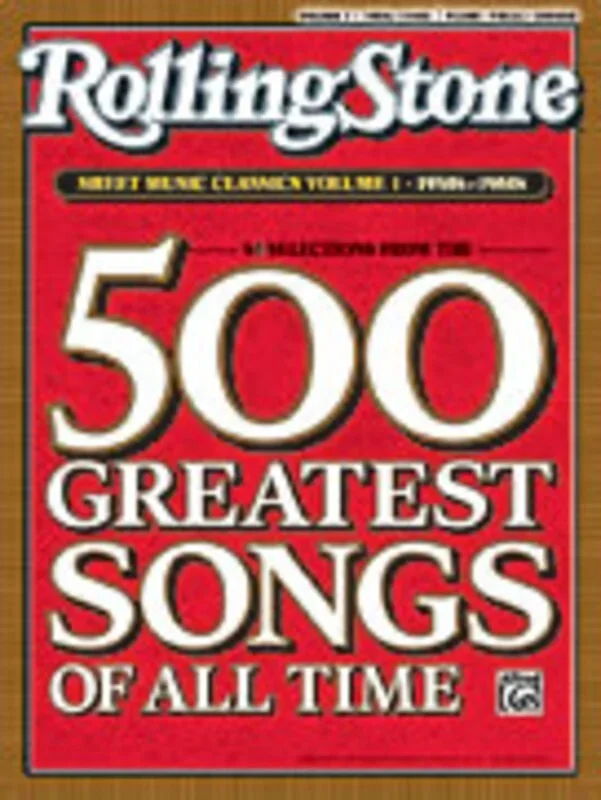 Rolling Stone Sheet Music Classics 1 1950s – 60S