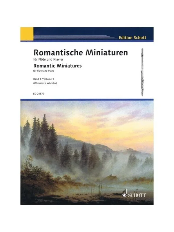Romantic Miniatures Vol 1 Flute/Piano (Softcover Book)