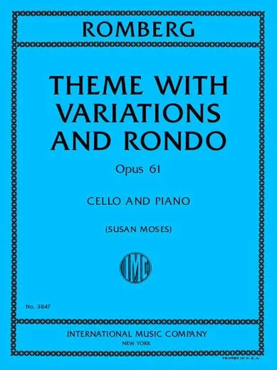 Romberg: Theme with Variations and Rondo, Op. 61