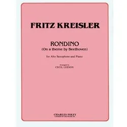 Rondino (On a Theme by Beethoven) – Alto Saxophone and Piano