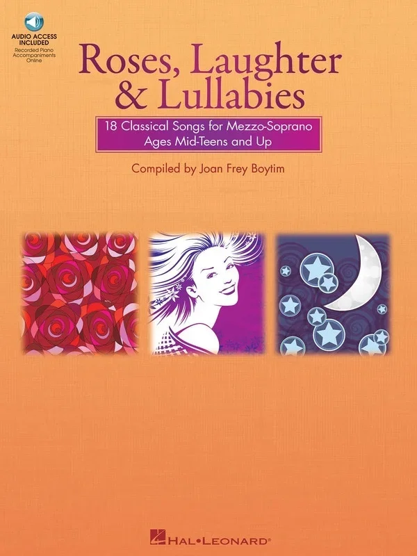 Roses Laughter And Lullabies Mezzo Sop Book/CD (Softcover Book/CD)