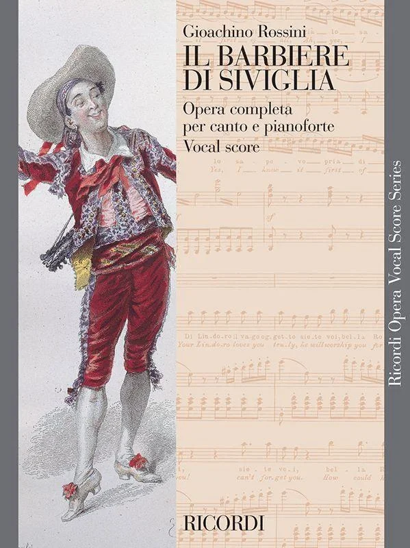 Rossini – The Barber Of Seville Vocal Score Italian