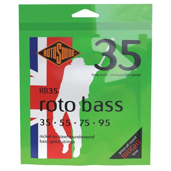 Rotosound RB35 Rotobass Medium Light Bass Strings 35-95 Gauge Nickel Steel