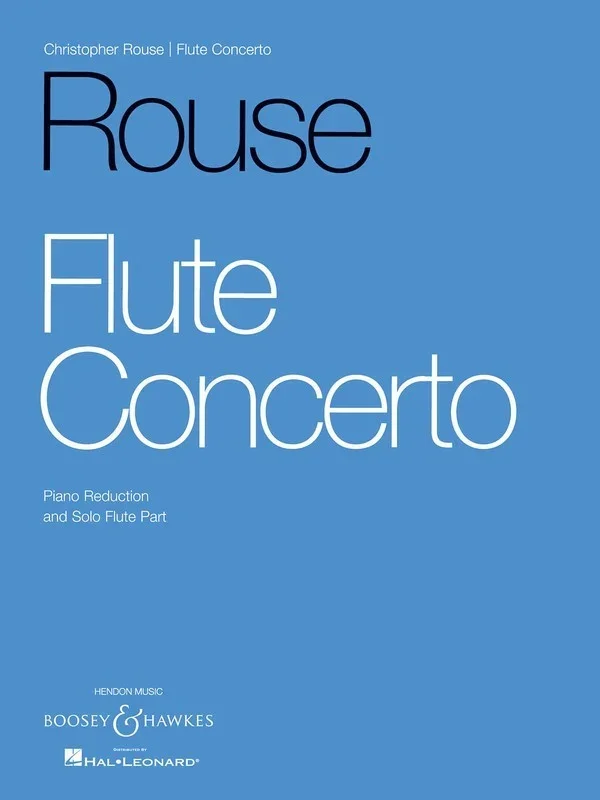 Rouse – Flute Concerto Flute/Piano Book