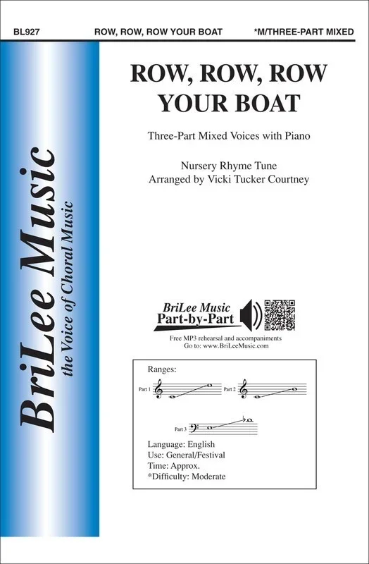 Row Row Row Your Boat 3 Part Mixed (Octavo) Book