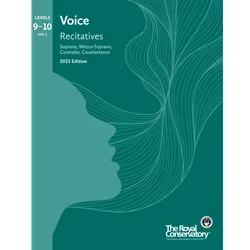 Royal Conservatory Vocal Recitatives (2025 Edition) – Levels 9-10, Volume 1