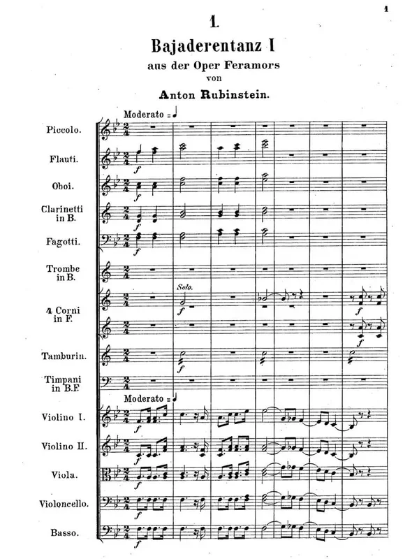 Rubinstein: Ballet Music & Wedding March from “Feramors “