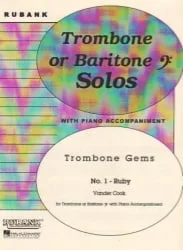Ruby – Trombone (or Baritone BC) and Piano