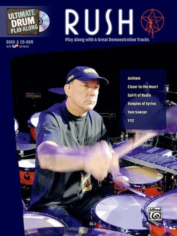 Rush Ultimate Drum Play Along Book/CD Book