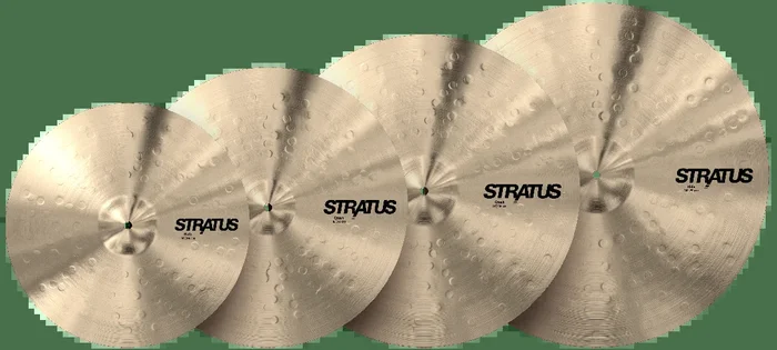 SABIAN S5005G Stratus Proformance Cymbal Set (14 ” Hats, 16 ” & 18 ” Crash, & 20 ” Ride)