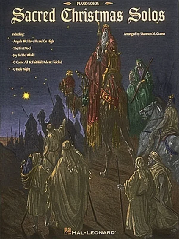 Sacred Christmas Solos Piano Solos (Softcover Book)