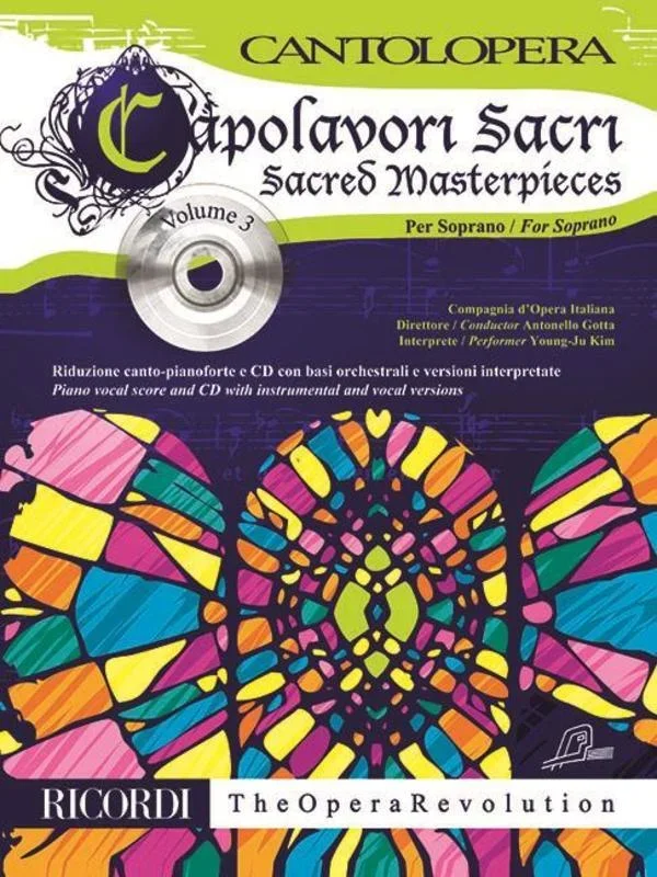 Sacred Masterpieces For Soprano Vol 3 Book/CD