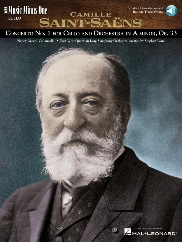 Saint-Saens – Concerto No 1 Cello A Min Op 33 Book/CD (Softcover Book/CD)