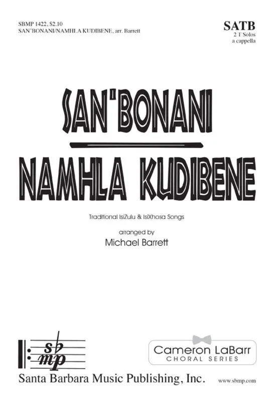 San Bonani/Namhla Kudibene SATB A Cappella (Octavo)