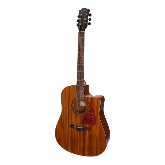Sanchez Dreadnought Cutaway Acoustic-Electric Guitar (Koa)
