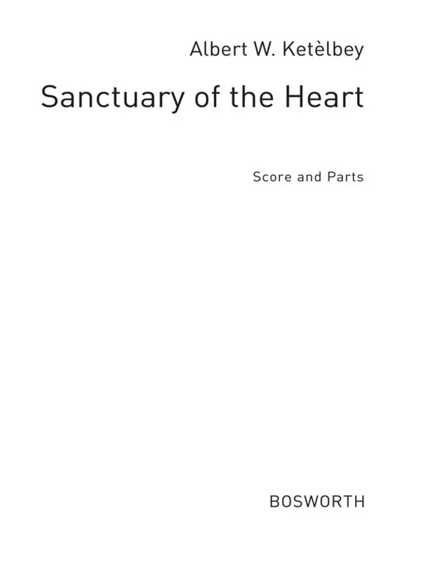 Sanctuary Of The Heart Score/Parts
