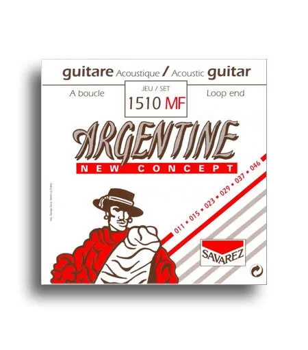 Savarez 1510M Argentine Gypsy Jazz Loop End Guitar String Set (11-46)